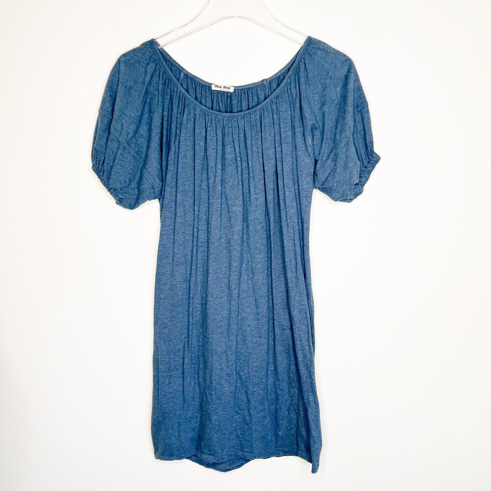 Miu Miu Blue Mini Dress